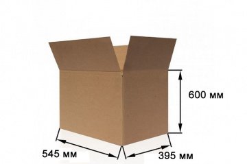 Коробка четырёхклапанная 545x395x600